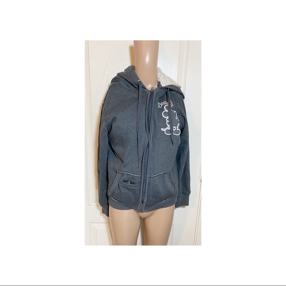 Disney Gray Hoodie Jacket - Picture 1 of 5